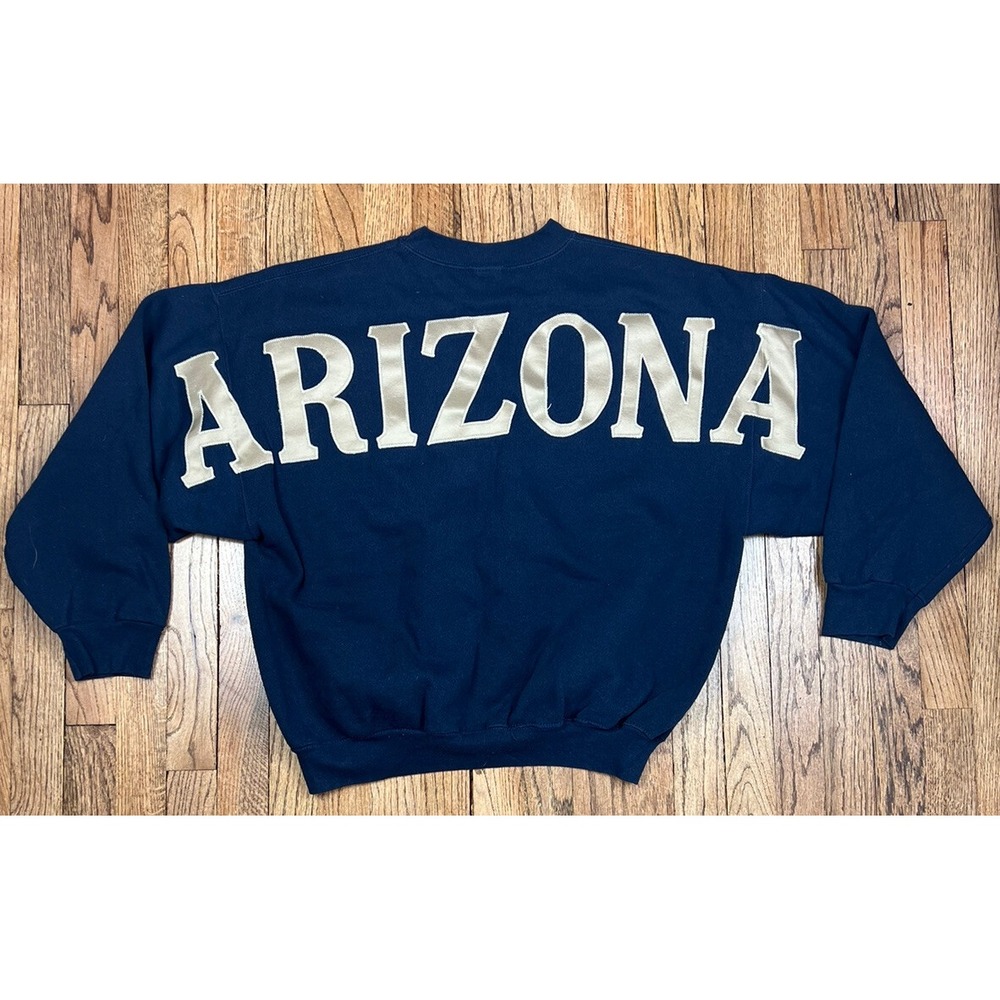 Vintage Arizona Sweatshirt Embroidered Spellout‎ USA Made Men's Size XL